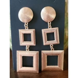 Geometric Drop Earring